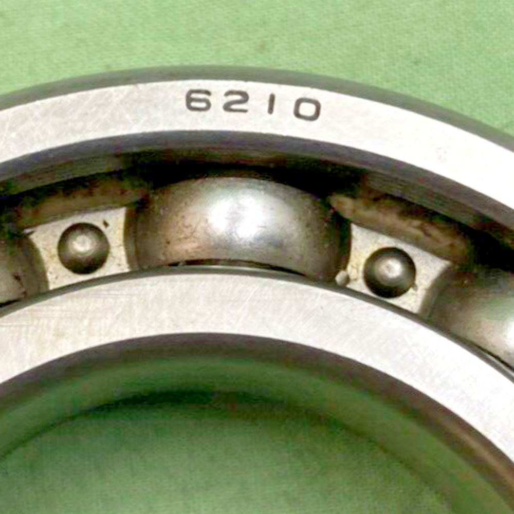 NEW NTN 6210 SINGLE ROW RADIAL BALL BEARING, OPEN END CAP 50x90x20mm