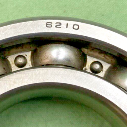 NEW NTN 6210 SINGLE ROW RADIAL BALL BEARING, OPEN END CAP 50x90x20mm