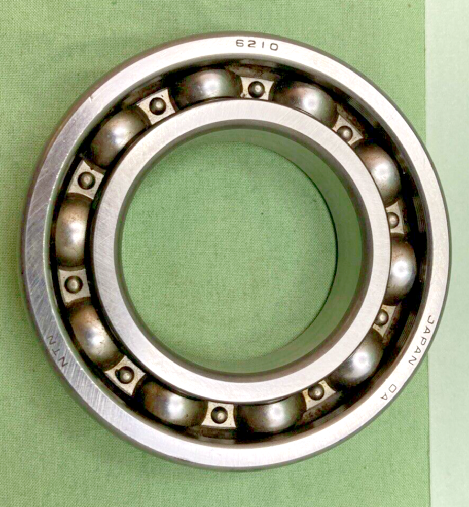 NEW NTN 6210 SINGLE ROW RADIAL BALL BEARING, OPEN END CAP 50x90x20mm