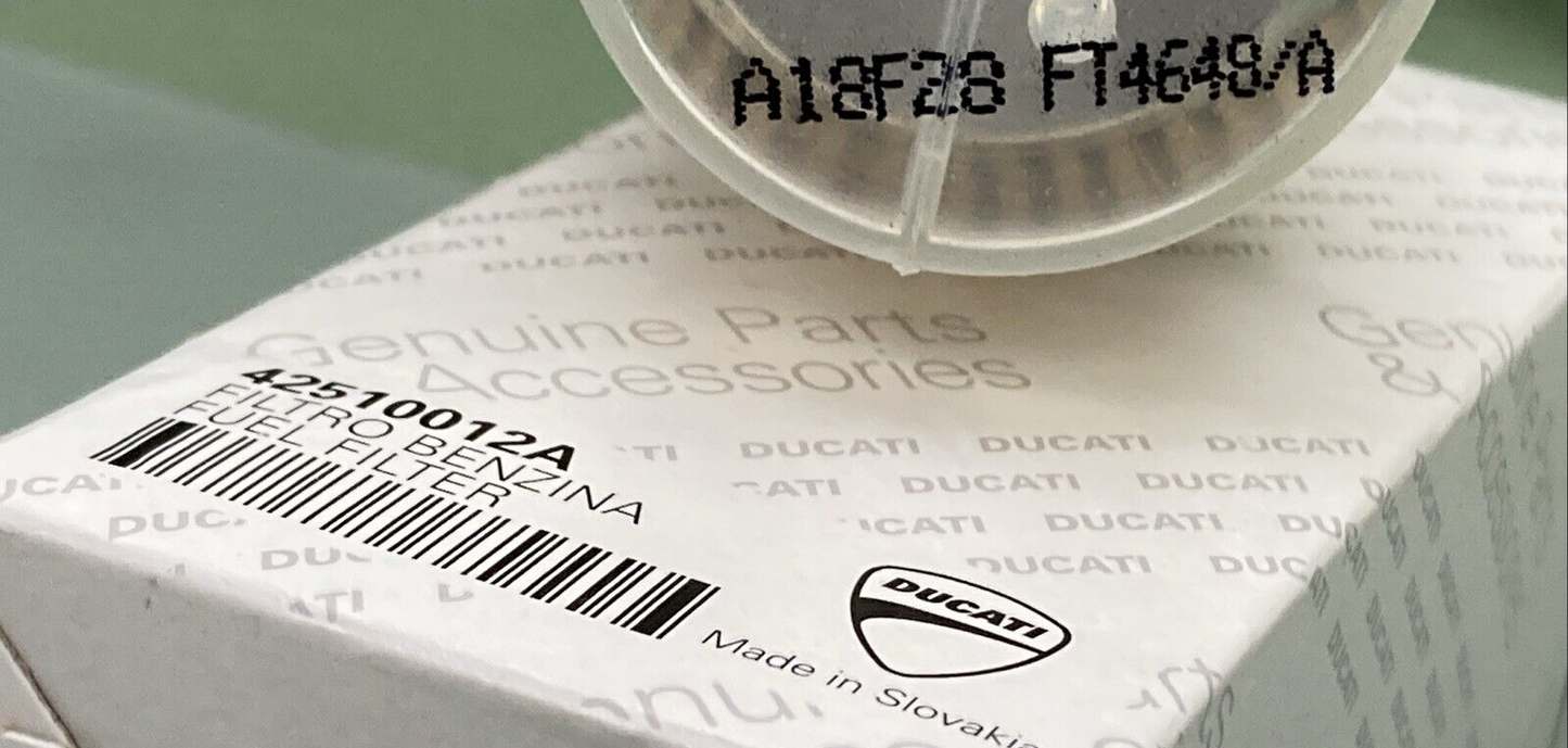 NEW GENUINE DUCATI 42510012A FUEL FILTER