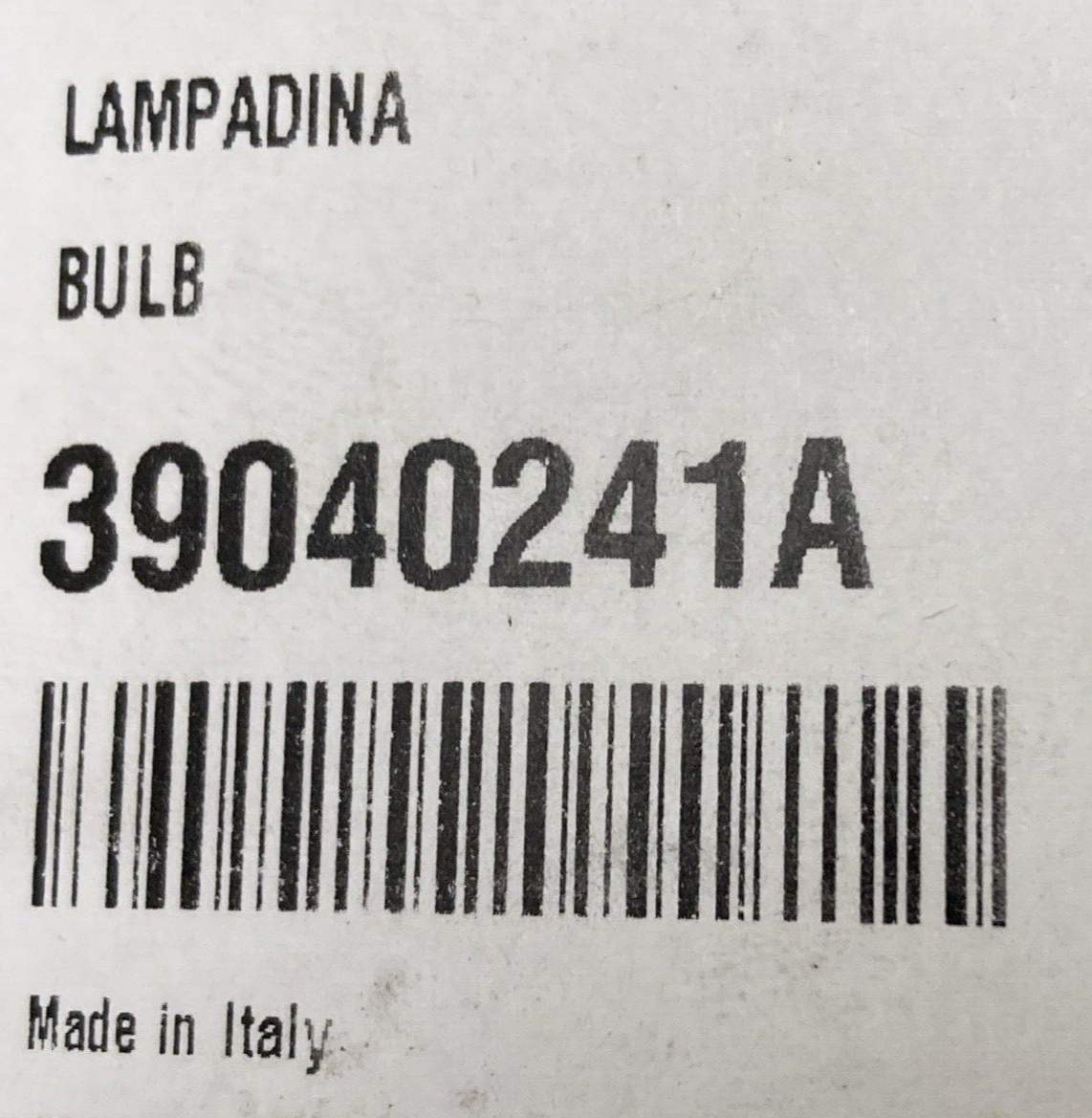 NEW GENUINE DUCATI 39040241A BULB