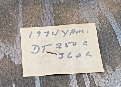 NEW REPLACES YAMAHA DT250A-360A BUDDY SEAT 1974