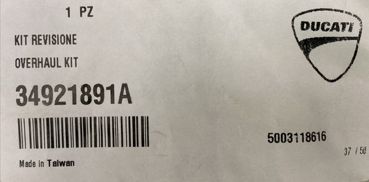 NEW GENUINE DUCATI 34921891A OVERHAUL KIT