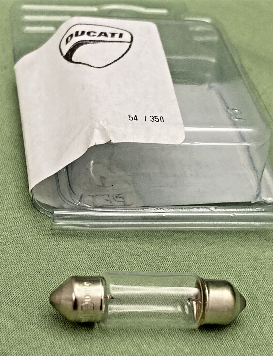 NEW GENUINE DUCATI 39040162A BULB 12V-5W C5W