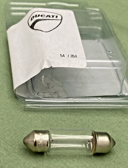 NEW GENUINE DUCATI 39040162A BULB 12V-5W C5W