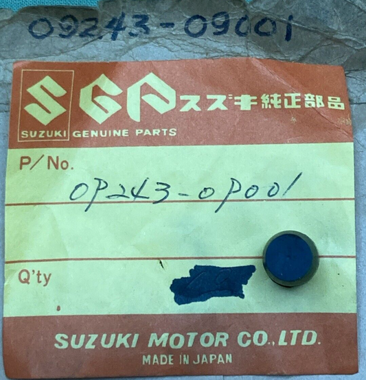 NEW GENUINE SUZUKI 09243-09001 PLUG KICK STARTER TRANSMISSION