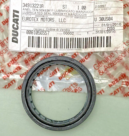 NEW GENUINE DUCATI  34913221A SEAL OIL, FORK