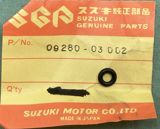 QTY 2 NEW GENUINE SUZUKI 09280-03002 O RING OIL PUMP GASKET