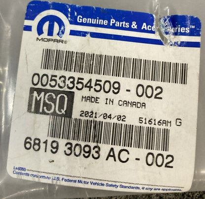 QTY 2 NEW GENUINE MOPAR 68193093AC Fascia Support Bracket