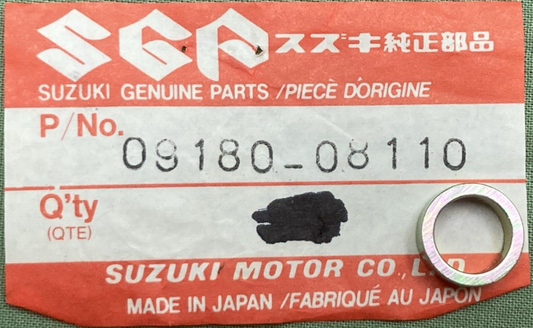 QTY 2 NEW GENUINE SUZUKI 09180-08110 SPACER REAR FENDER FRAME