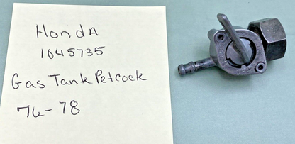 REPLACES HONDA 1045735 GAS TANK PETCOCK, 76-78  Z50 Z50A