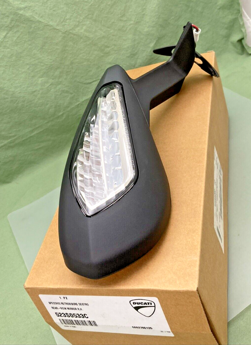 NEW GENUINE DUCATI 523S0533C REAR-VIEW MIRROR R.H.