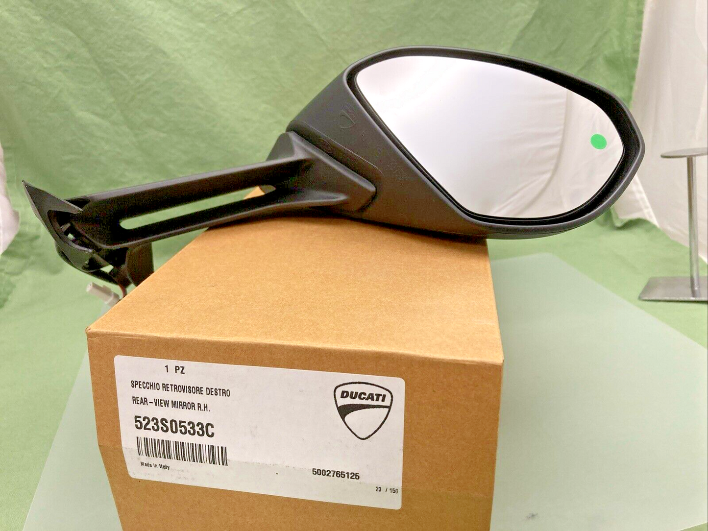 NEW GENUINE DUCATI 523S0533C REAR-VIEW MIRROR R.H.