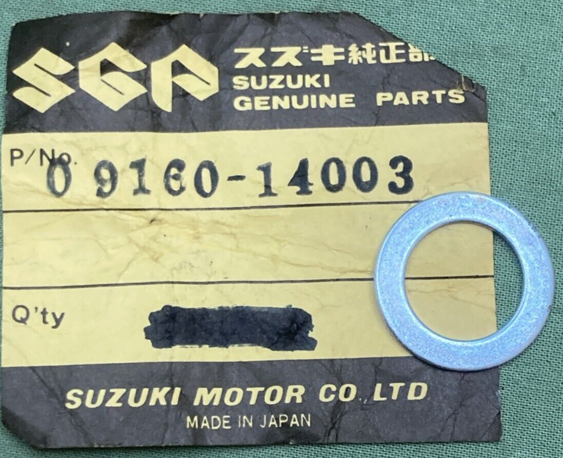 NEW GENUINE SUZUKI 09160-14003 Washer CLUTCH REDUCTION SHIFTING 14.5X22X1