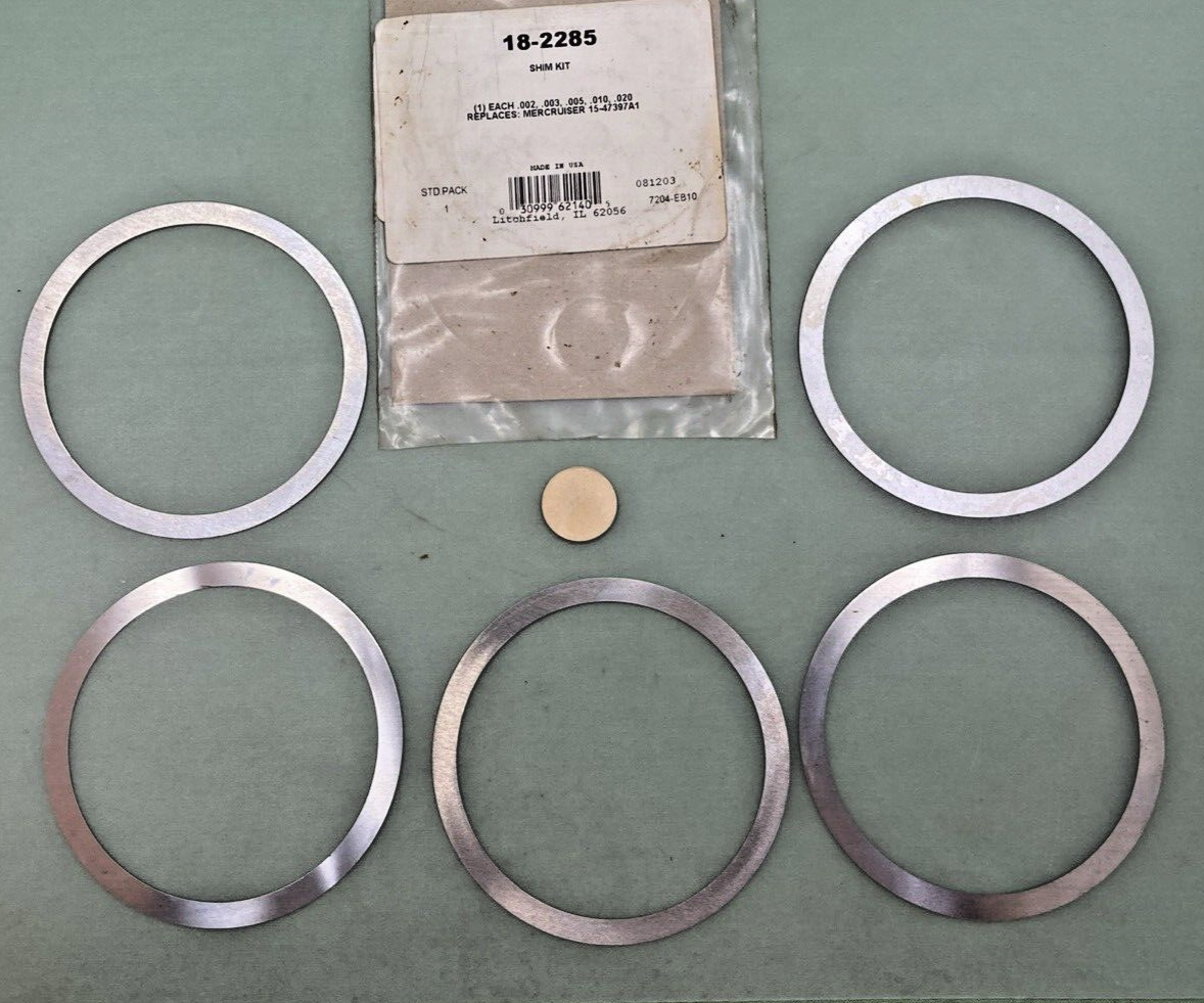 NEW SIERRA 18-2285 SHIM KIT,  REPLACES MERCRUISER 15-47397A1