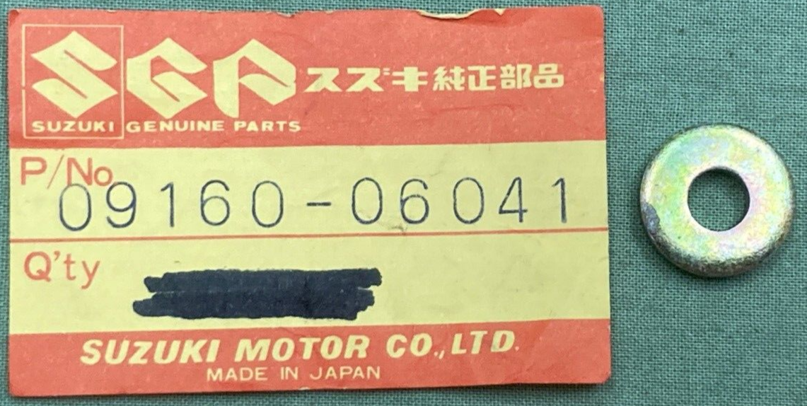 NEW GENUINE SUZUKI 09160-06041 WASHER CHAIN CASE