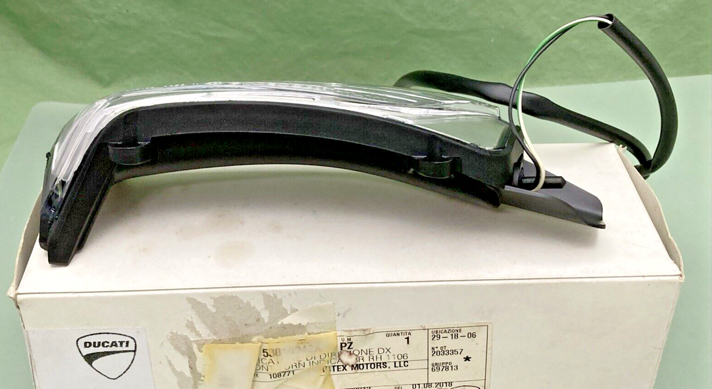 NEW GENUINE DUCATI 53010342A TURN INDICATOR R.H.