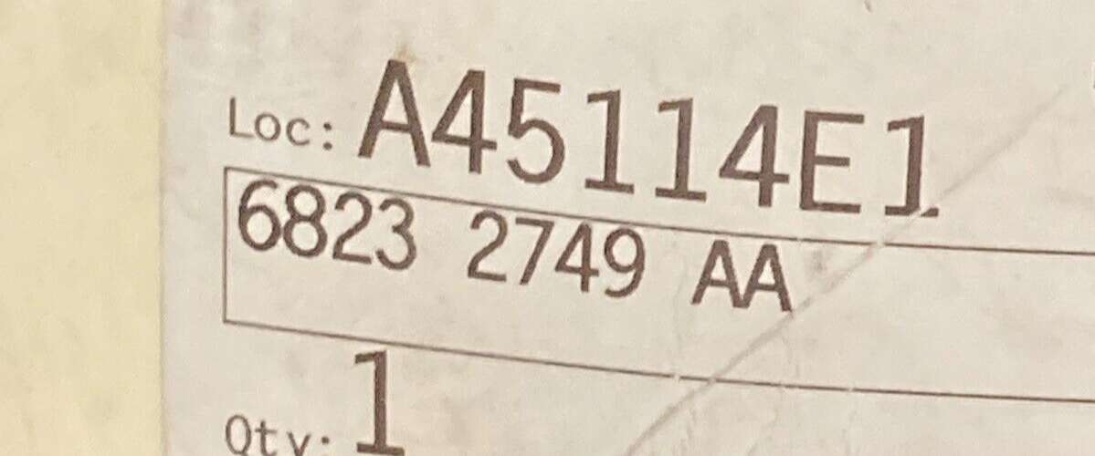 NEW REPLACES MOPAR 68232749AA Lift-Gate Opening Reinforcement, Left