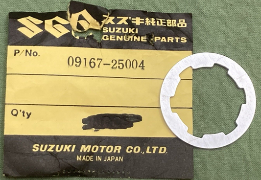 QTY 2 NEW GENUINE SUZUKI 09167-25004 3RD Drive Gear Thrust Washer