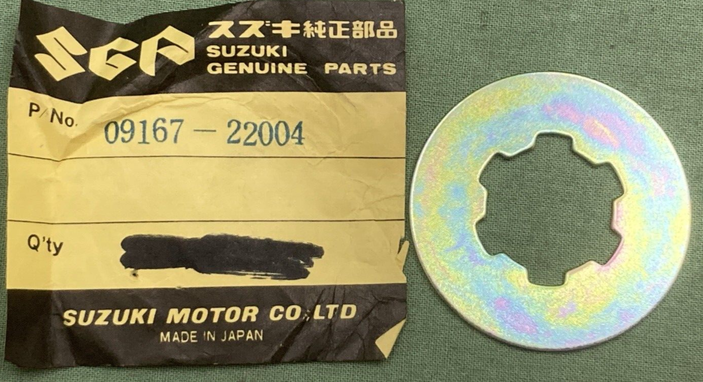 NEW GENUINE SUZUKI 09167-22004 WASHER LOCK CLUTCH TRANSMISSION