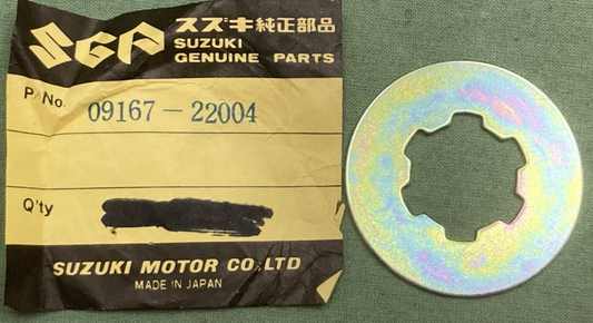 NEW GENUINE SUZUKI 09167-22004 WASHER LOCK CLUTCH TRANSMISSION