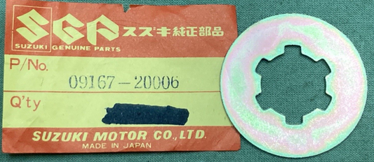NEW GENUINE SUZUKI 09167-20006 WASHER LOCK CLUTCH TRANSMISSION