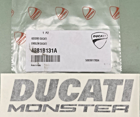 NEW GENUINE DUCATI 4381B131A EMBLEM DUCATI
