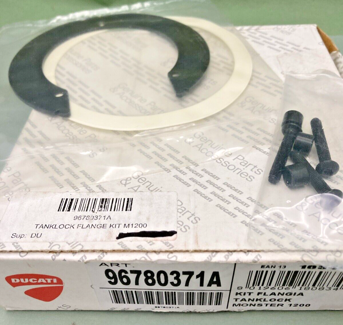 NEW GENUINE DUCATI 96780371A DUCATI TANKLOCK FLANGE KIT MONSTER