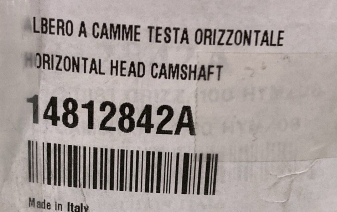 NEW GENUINE DUCATI 14812842A HORIZONTAL HEAD CAMSHAFT