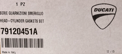 NEW GENUINE DUCATI 79120451A HEAD-CYLINDER GASKETS SET