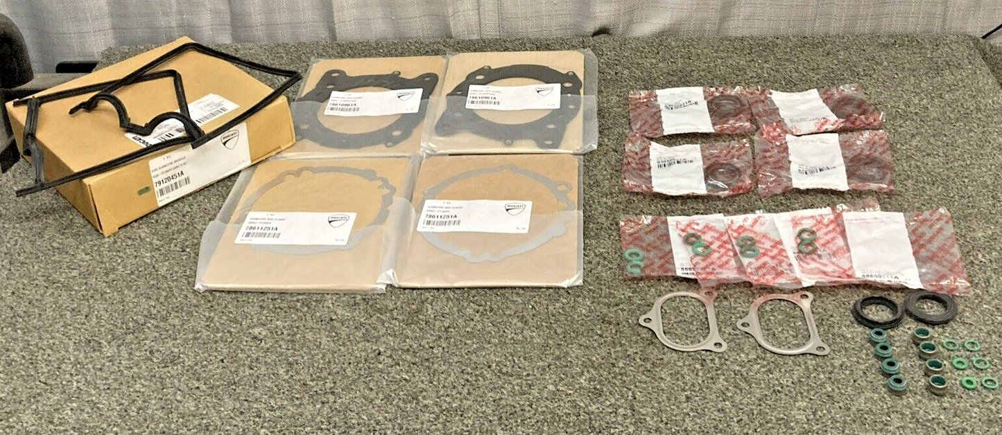 NEW GENUINE DUCATI 79120451A HEAD-CYLINDER GASKETS SET