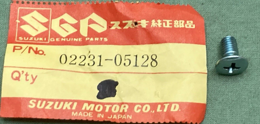 QTY 2 NEW GENUINE SUZUKI 02231-05128 SCREW HEADLAMP