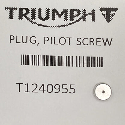 NEW GENUINE TRIUMPHT T1240955 Plug, Pilot Screw