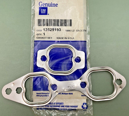 NEW GENUINE GM 12529193 EXHAUST MANIFOLD GASKET SET