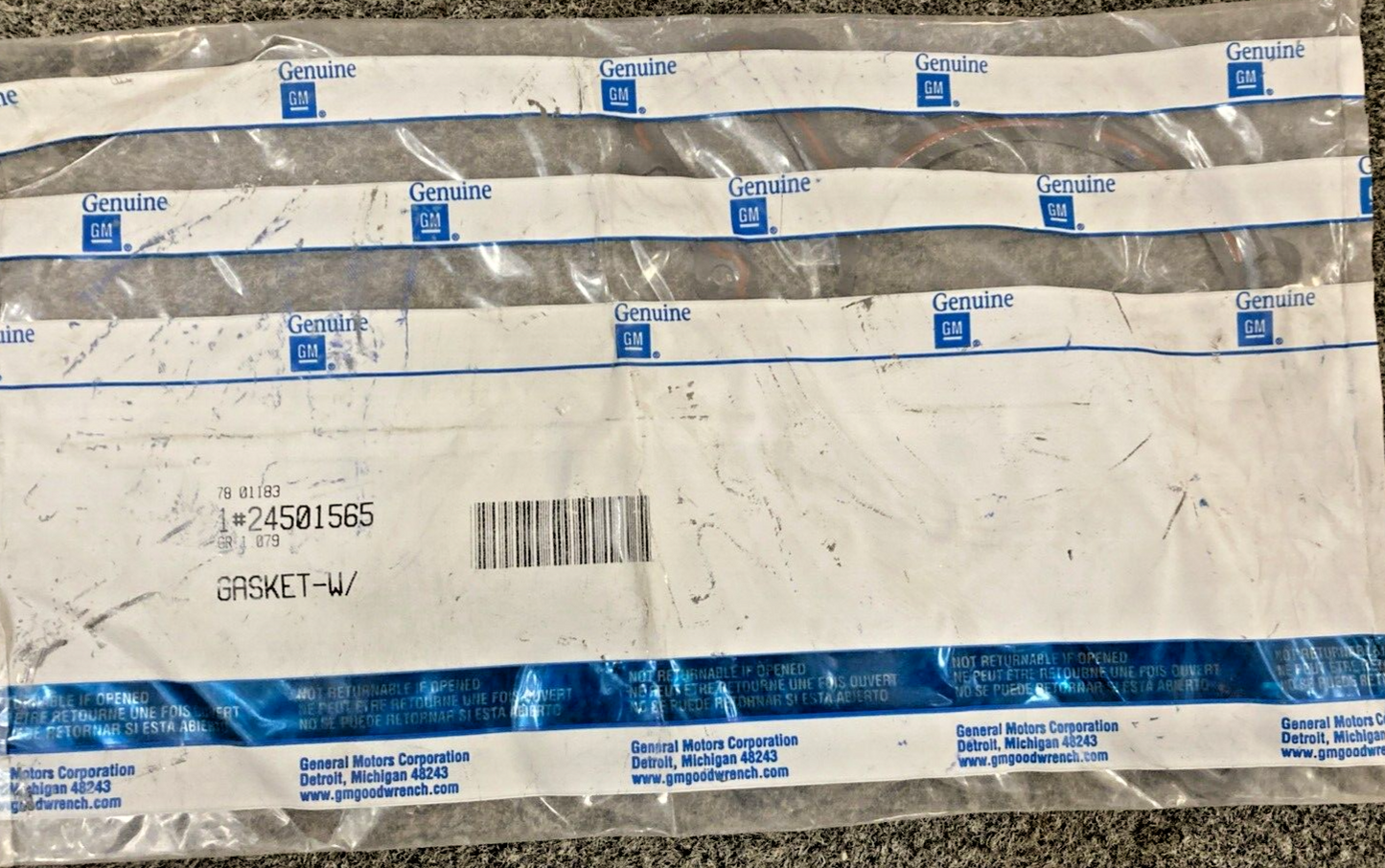 NEW GENUINE GM 24501565 ENGINE WATER PUMP GASKET 1985-2005 REGAL 3.8L 3.3L V6