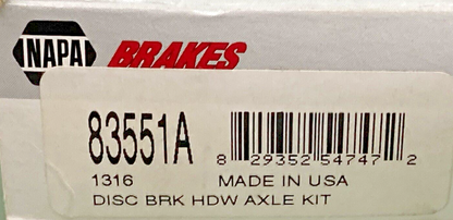 NEW GENUINE NAPA BRAKES 83551A ULTRA PREMIUM DISC BRAKE HARDWARE KIT