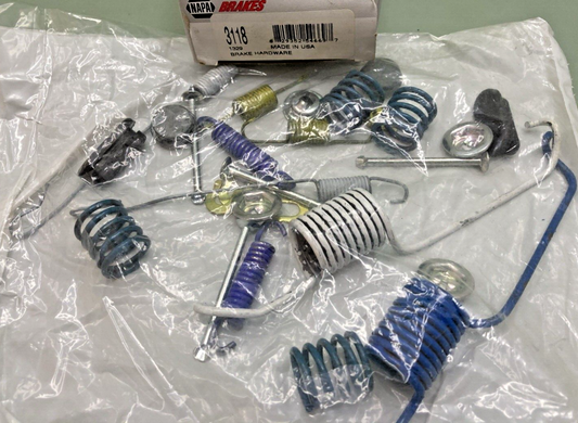 NEW GENUINE NAPA BRAKES 3118 ULTRA PREMIUM BRAKE SHOE HARDWARE KIT