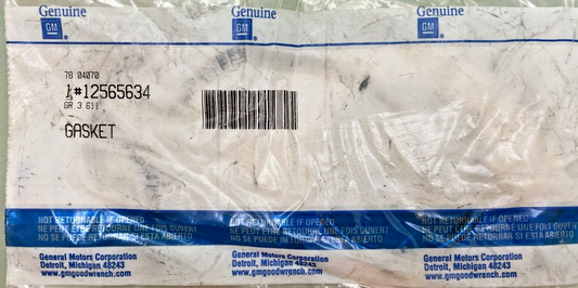NEW GENUINE GM 12565634 EXHAUST MANIFOLD PIPE GASKET