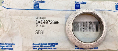 NEW GENUINE GM 14072686 EXHAUST PIPE SEAL
