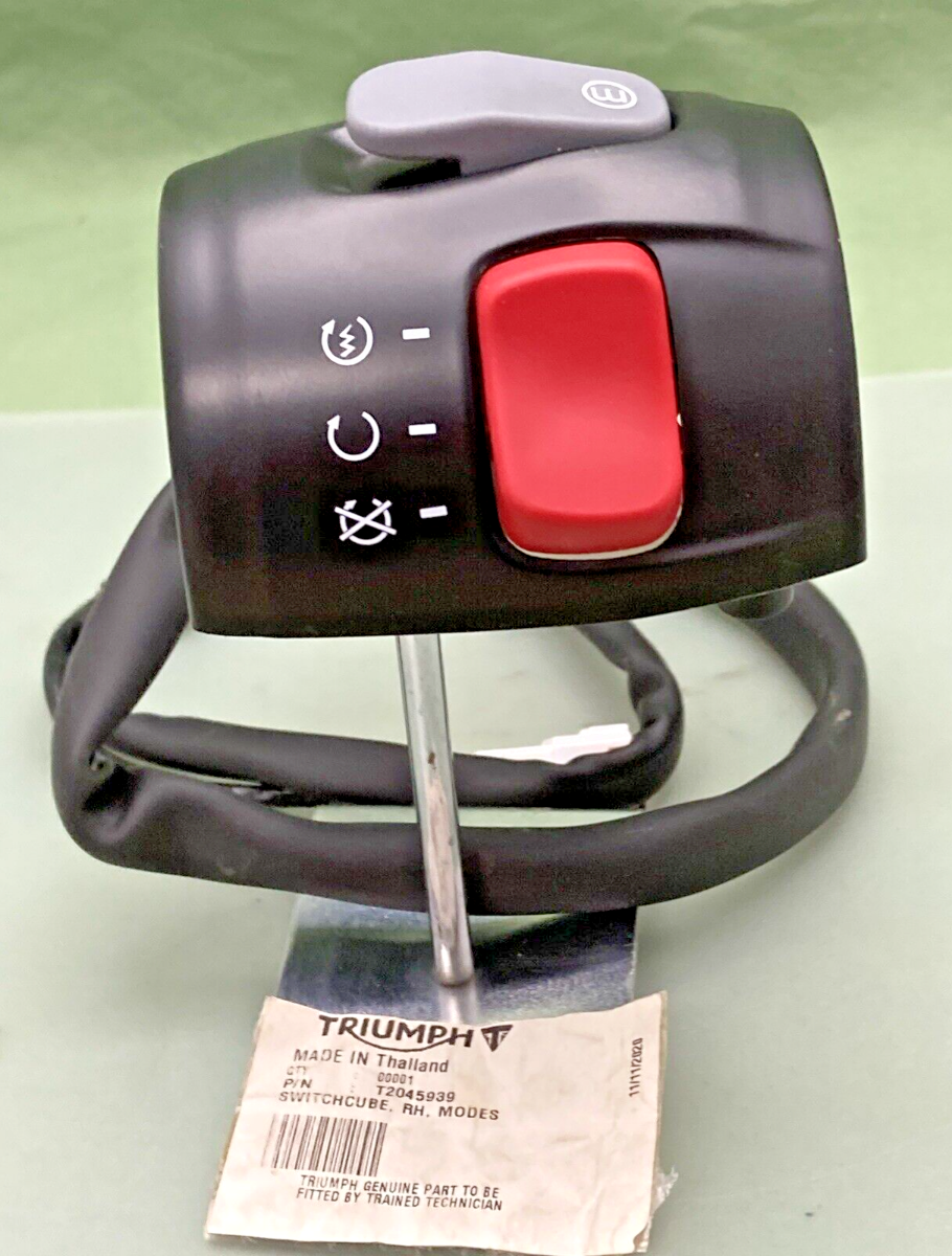 NEW GENUINE TRIUMPH T2045939 Switchcube, Rh, Modes