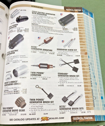 BIKER'S CHOICE CATALOG 2011 40TH  ANNIVERSARY EDITION
