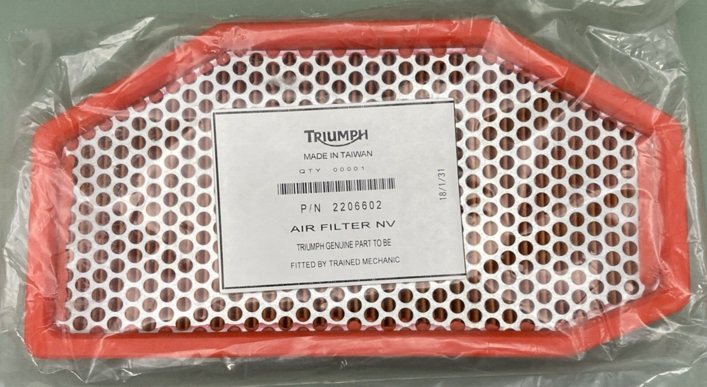 NEW GENUINE TRIUMPH T2206602 Air Filter