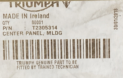 NEW GENUINE TRIUMPH T2305314 Center Panel, Mldg