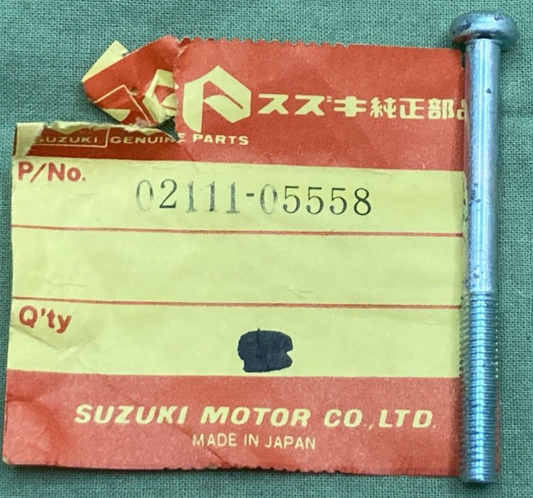 NEW GENUINE SUZUKI 02111-05558 SCREW FRAME CROSS HEAD