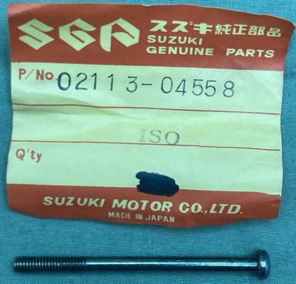QTY 2 NEW GENUINE SUZUKI 02113-04558 Cross Head Screw TAIL BRAKE LAMP