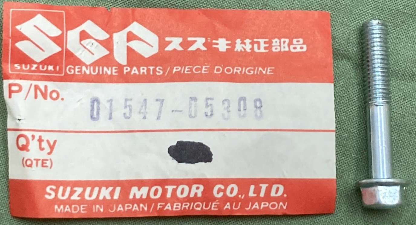 NEW GENUINE SUZUKI 01547-05308 BOLT CRANKCASE COVER