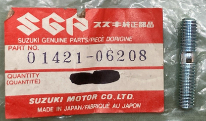 NEW GENUINE SUZUKI 01421-06208 BOLT STUD 6X32