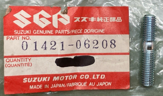 NEW GENUINE SUZUKI 01421-06208 BOLT STUD 6X32