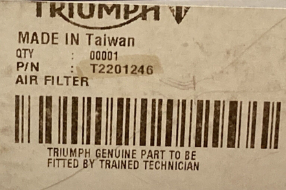 NEW GENUINE TRIUMPH T2201246 Air Filter Element