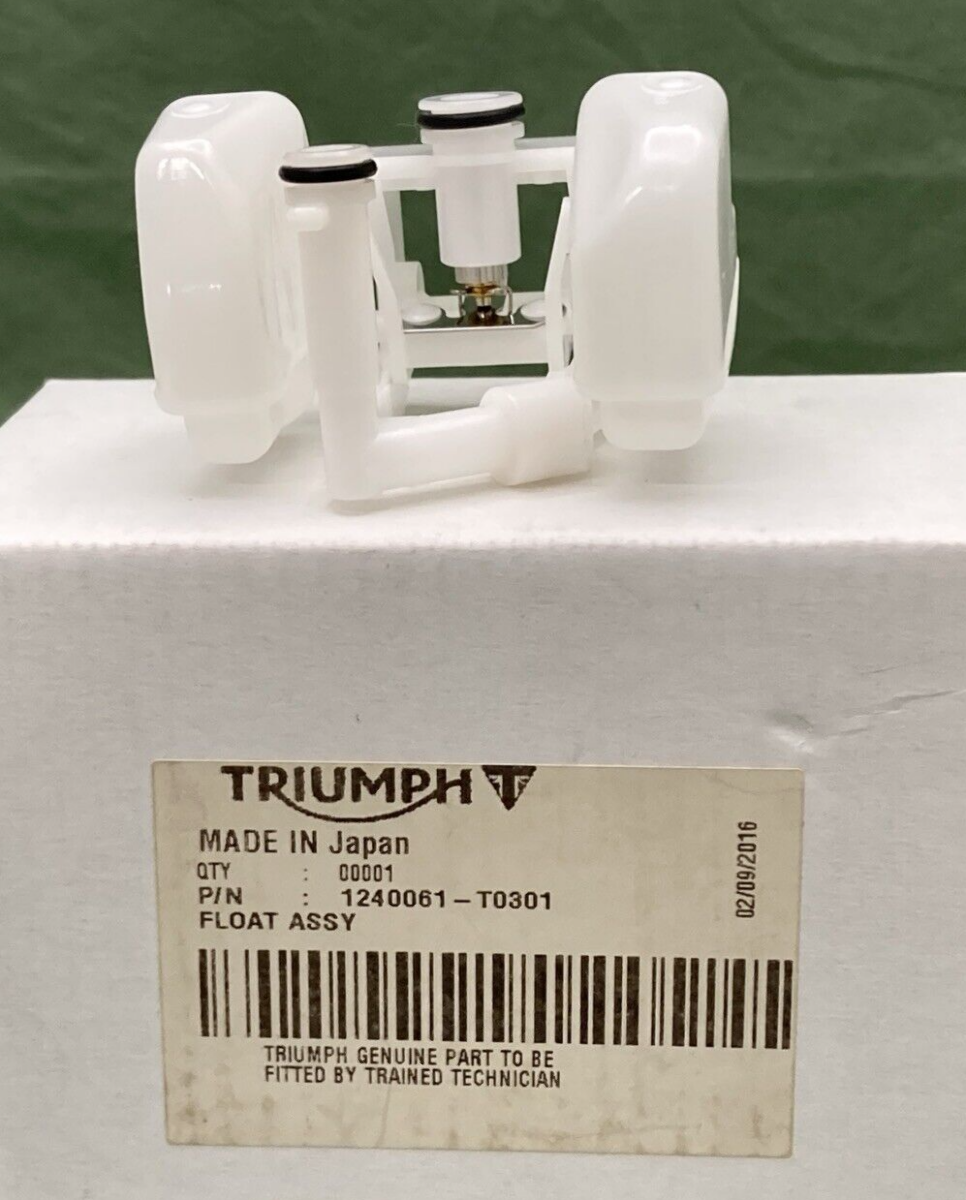 NEW GENUINE TRIUMPH 1240061-T0301 FLOAT ASSY